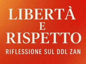 riflessione sul DDL Zan, immagine creata con IA