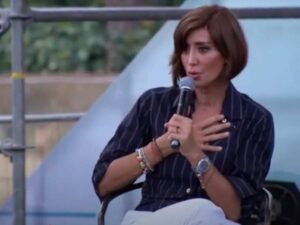 Anna Maria Bernini ad una convention del Fatto Quotidiano