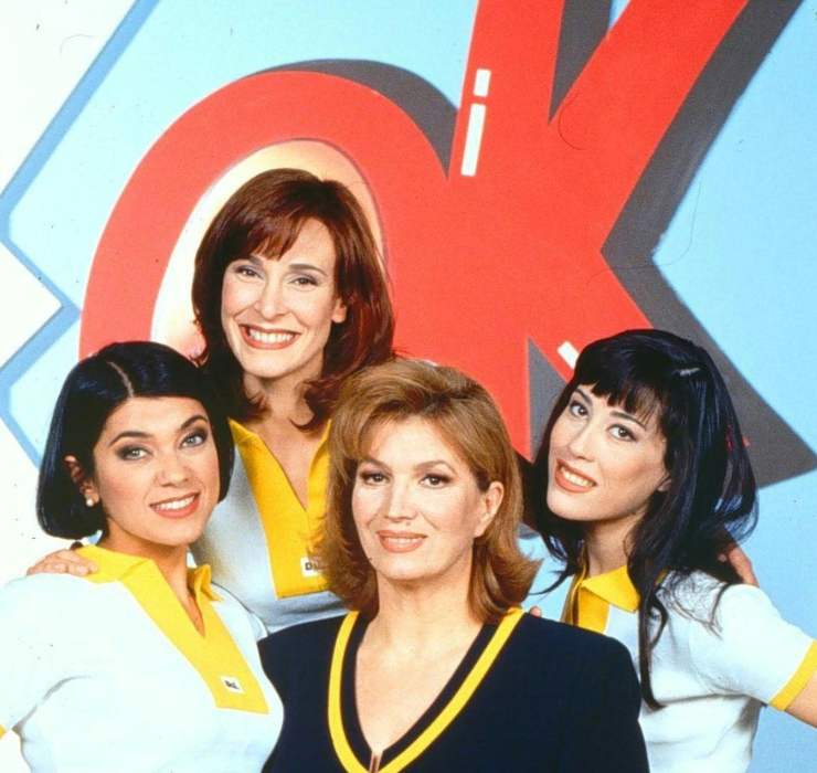 Iva Zanicchi, Ana Laura Ribas, Emanuela Nobile e Sabrina Mele giovani