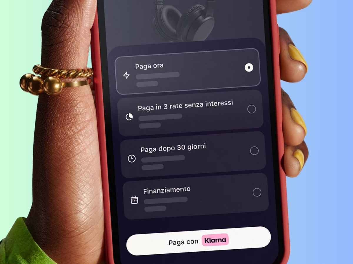 telefono con foto klarna