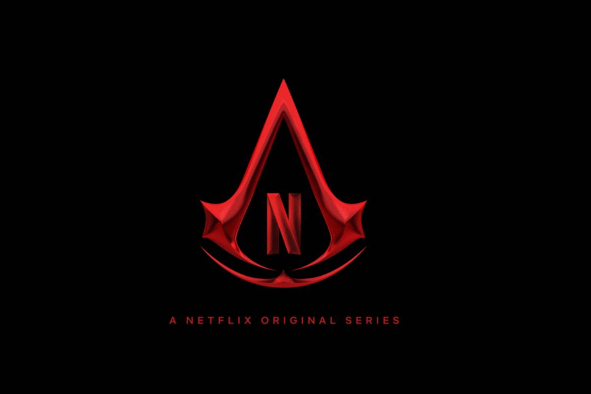 Logo Assassin's Creed fuso con quello Netflix