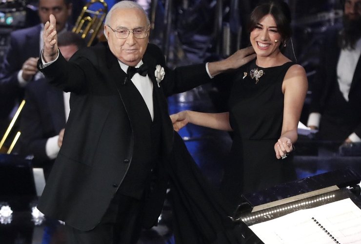 Pippo Baudo e Virginia Raffaele