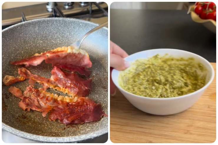 Speck e burrata al pistacchio