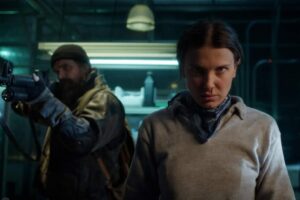 Undici e Hopper in una scena di Stranger Things