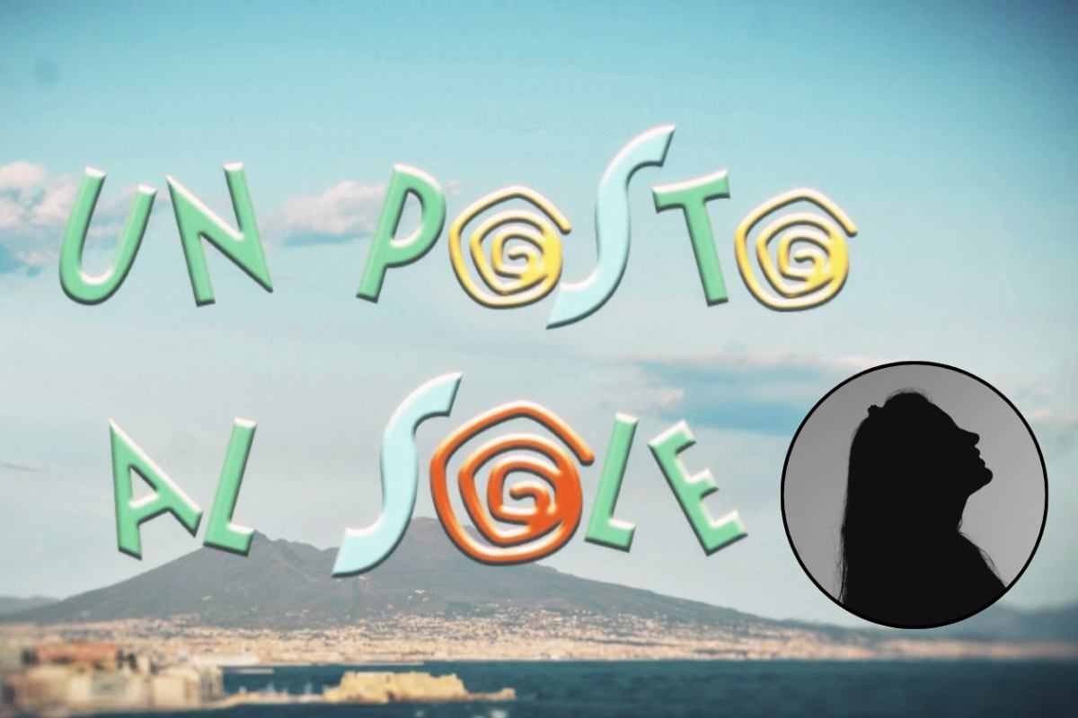 logo un posto al sole e ombra di donna