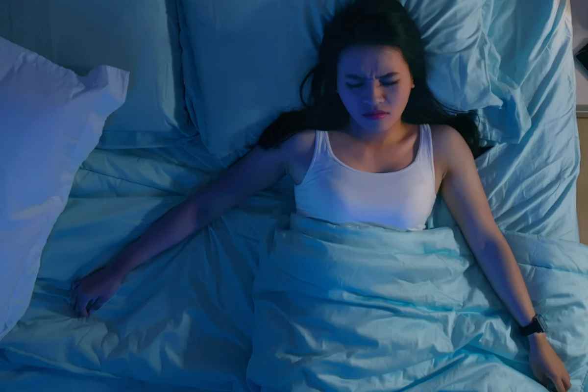 donna con insnnia