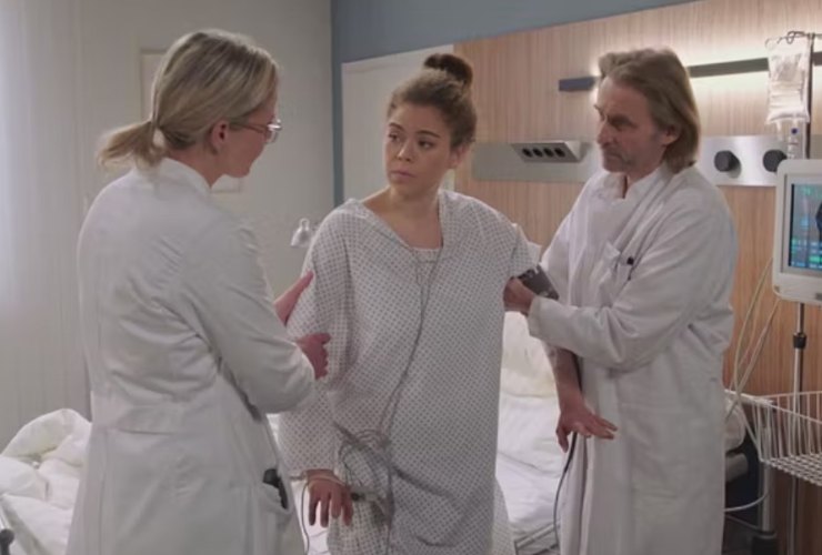 ana in ospedale in tempesta d'amore