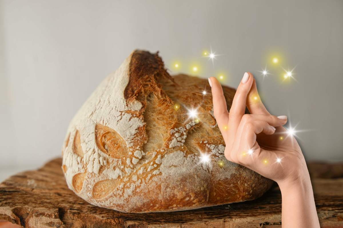 Pane, le dita che schioccano e stelline