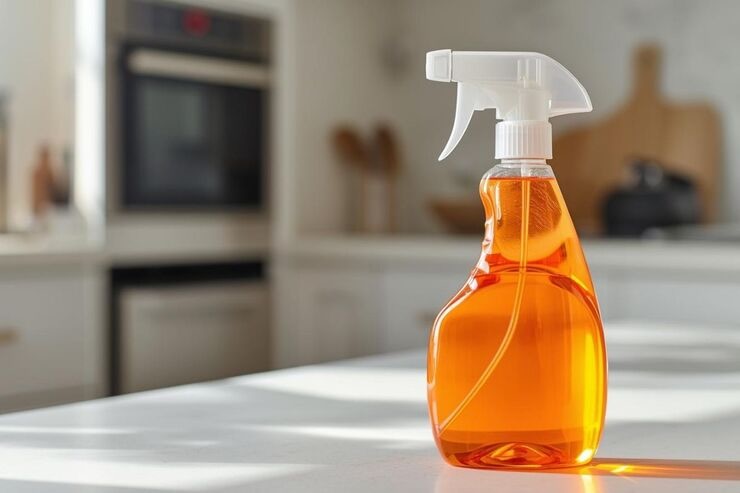 flacone spray arancione