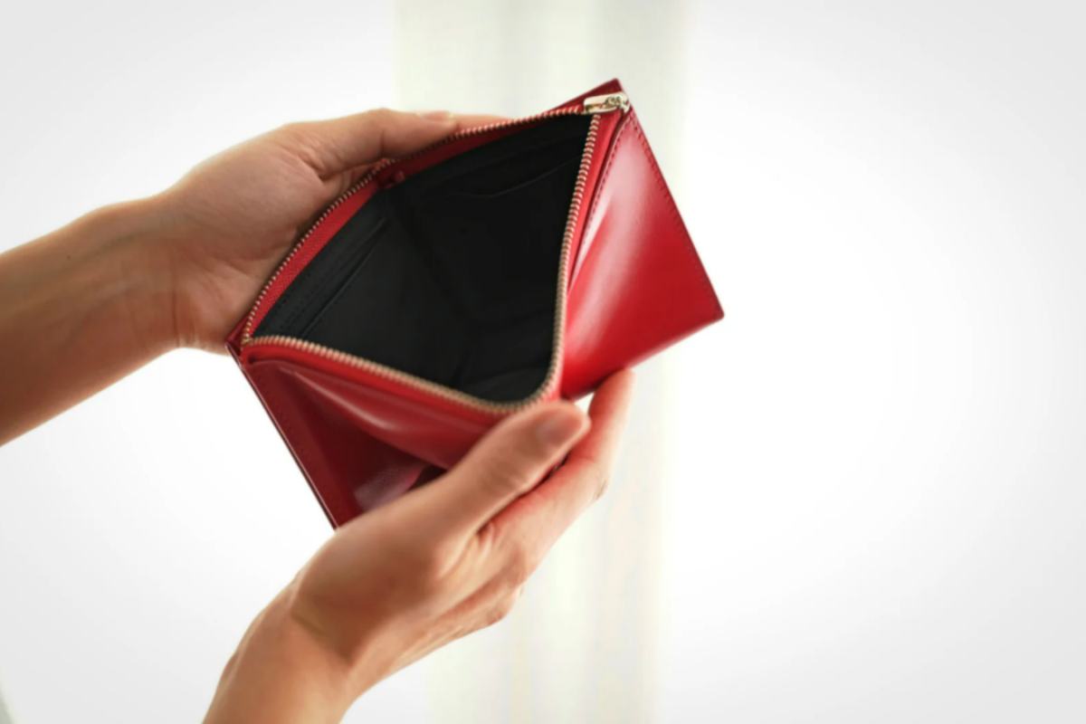 portafoglio vuoto