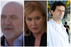 Luca, Onerlla e il dottor Fusco, i tre ex primari del San Filippo nella soap Un Posto al Sole